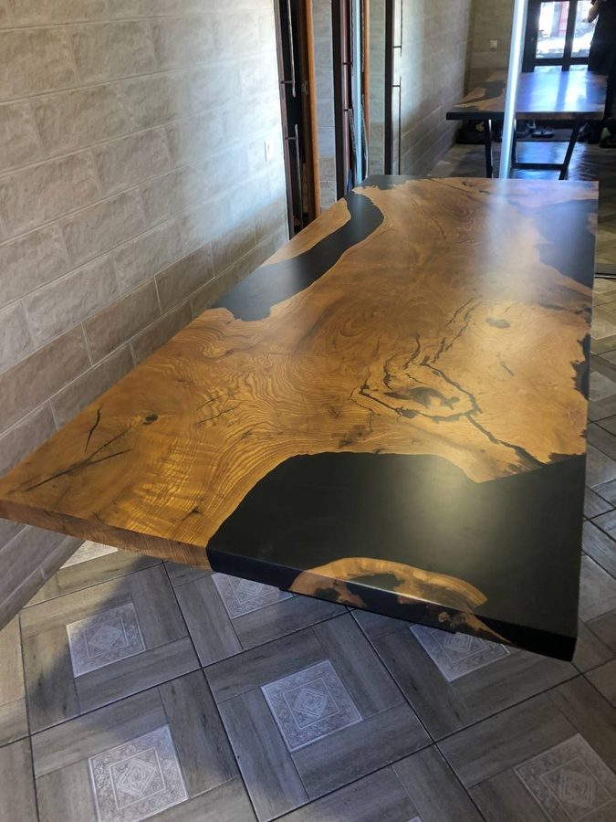 Слэб эпоксид крупным планом